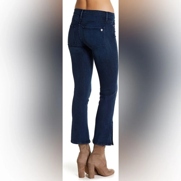 NWT Black Orchid Naomi Split Seam Bootcut Crop Jeans Size 23 - Picture 2 of 8